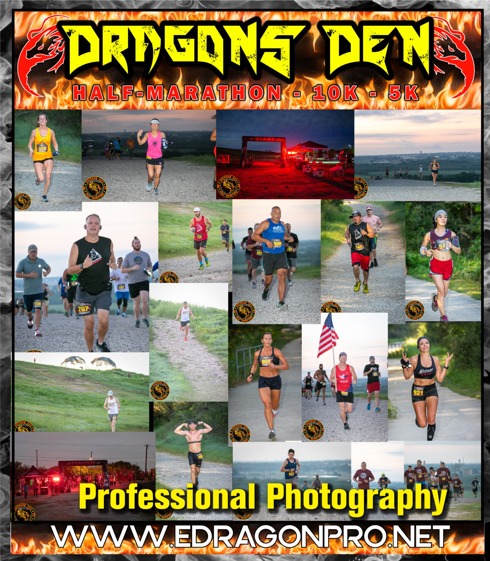 Professional race day photography